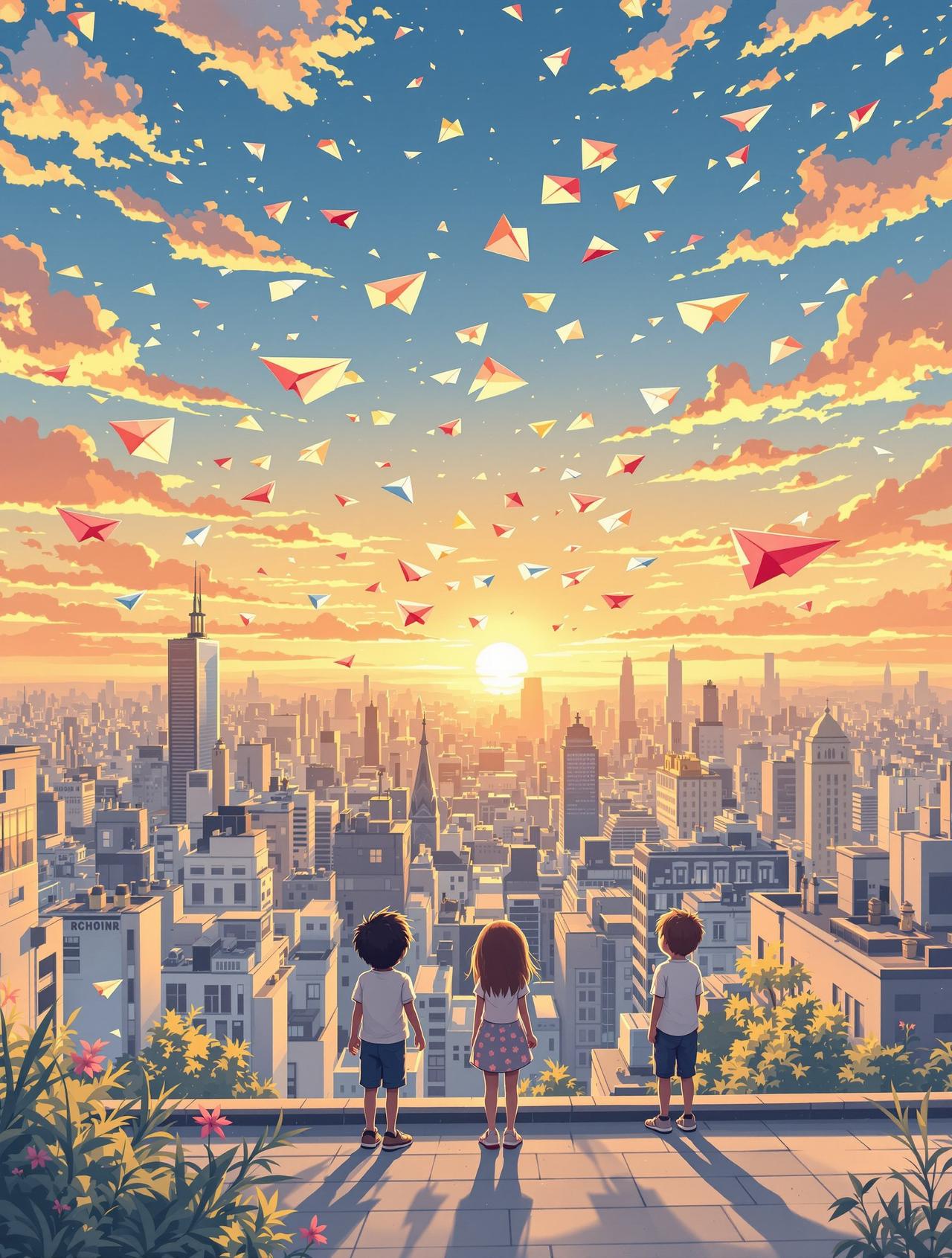 纸飞机信使 - 自在漫画连载作品封面