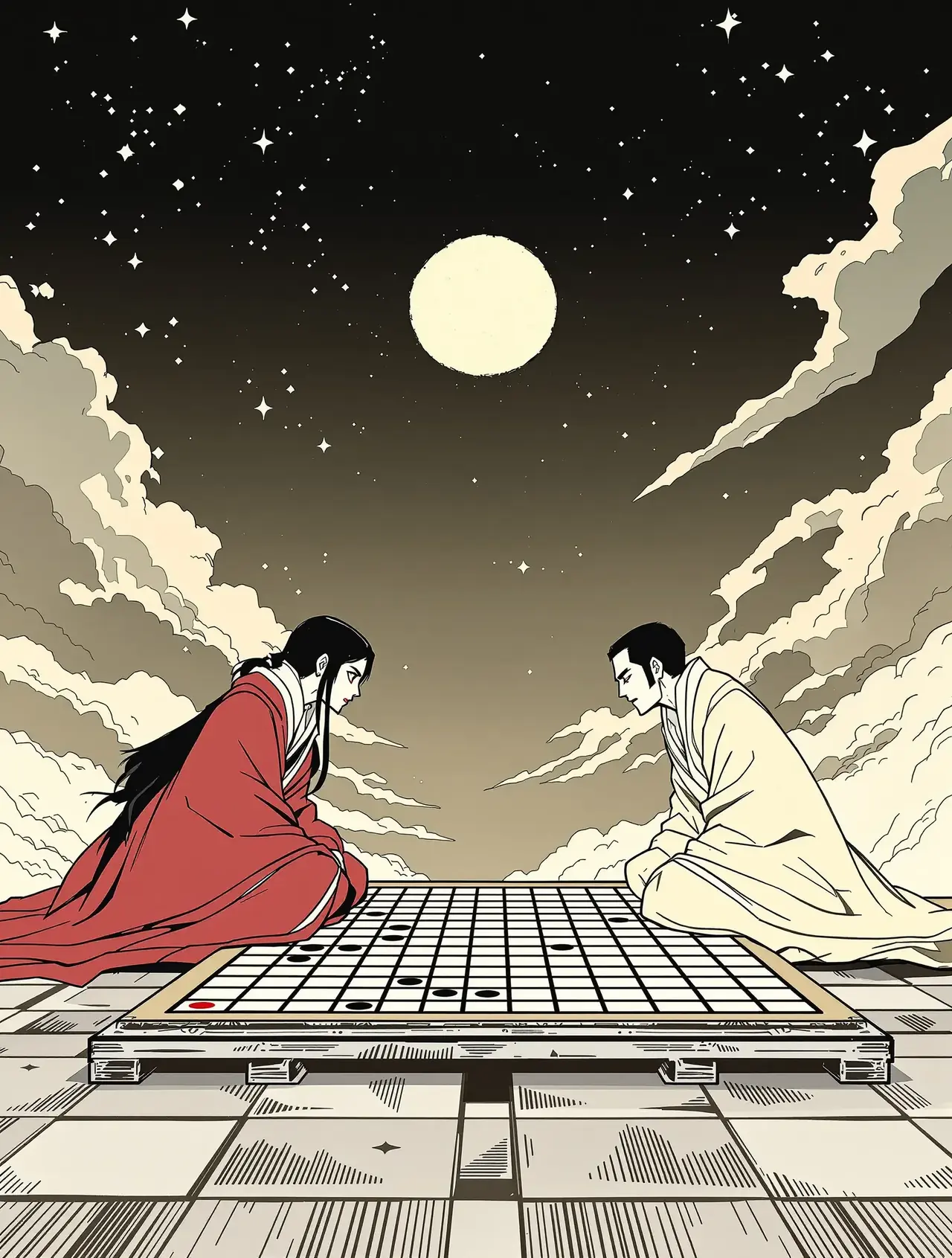 月下棋局 - 自在漫画连载作品封面